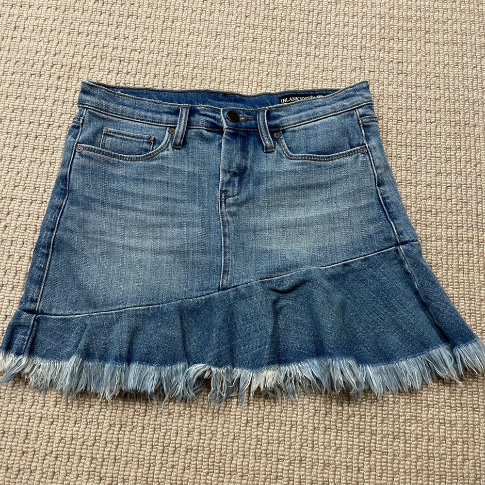 Blank nyc mini denim skirt